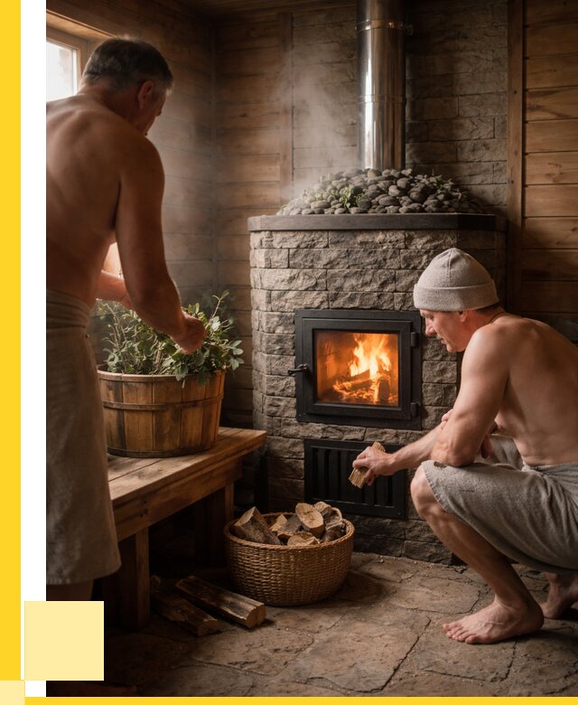 Банные печи под ключ в Павлове от 45617 р. | ЭриданПвв кирпичная