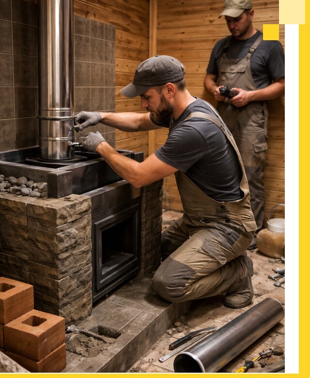 Изготовление и установка банных печей под ключ в Павлове