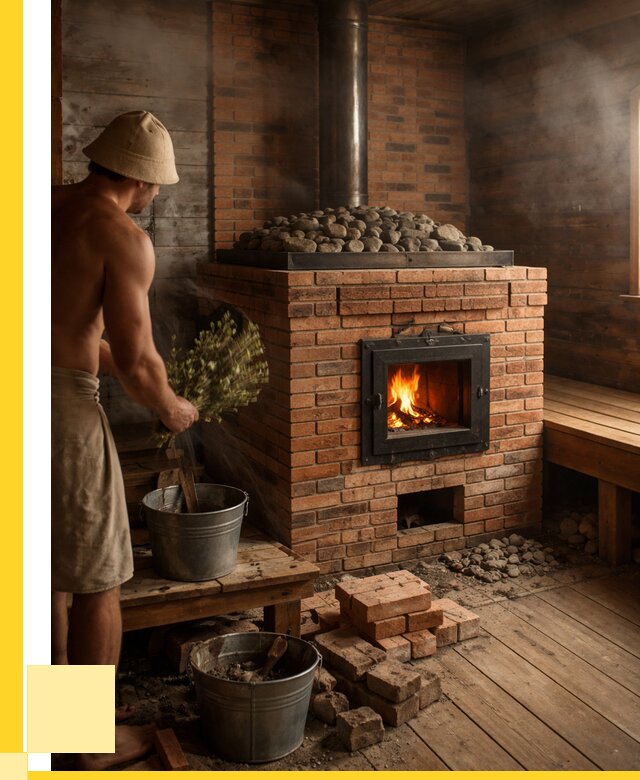 Кирпичные банные печи в Павлове от 91233 р. | ЭриданПвв
