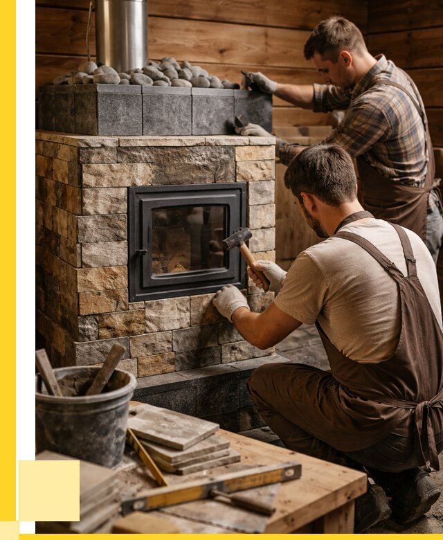 Облицовка банной печи в Павлове от 15206 р. | ЭриданПвв