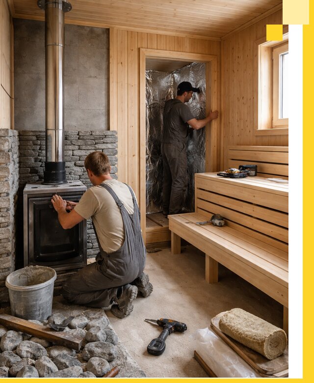 Строительство и изготовление бань под ключ в Павлове