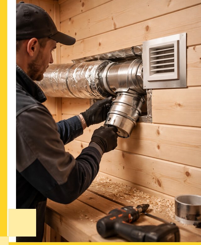 Монтаж вентиляции бани в Павлове от 12164 р. | ЭриданПвв