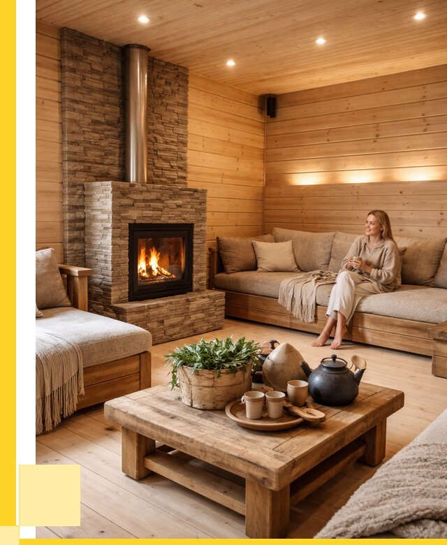 Проект бани с комнатой отдыха в Павлове от 35480 р. | ЭриданПвв