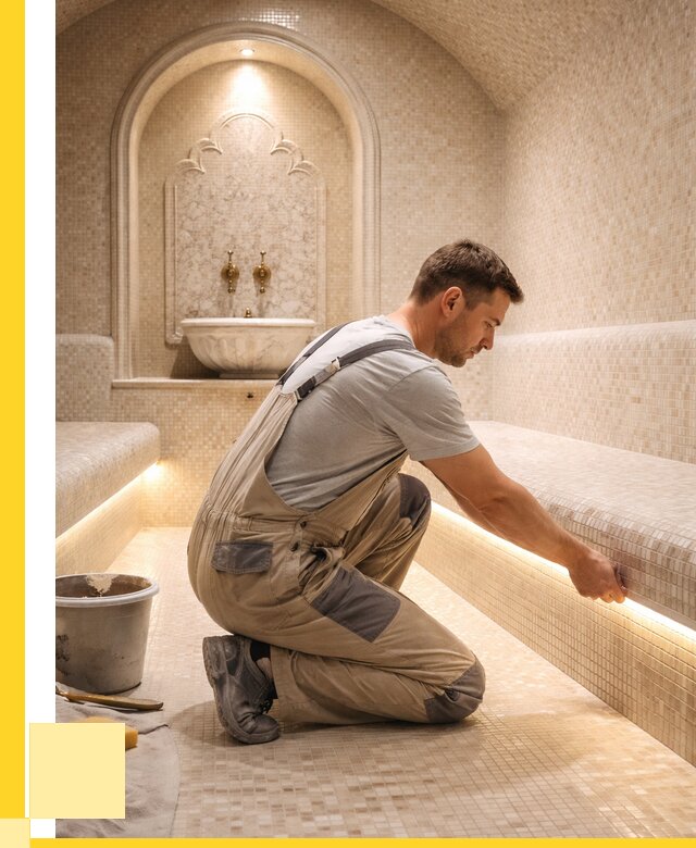 Отделка хамамов под ключ в Павлове от 5575 р. | ЭриданПвв