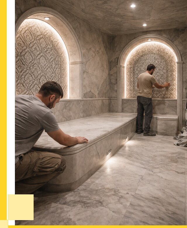 Турецкие бани под ключ в Павлове от 253425 р. | ЭриданПвв