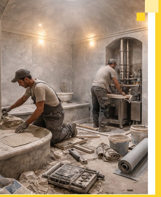 Строительство турецких бань хаммам под ключ в Павлове