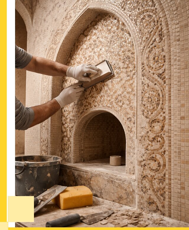 Мозаика для хамама в Павлове под ключ от 5069 р. | ЭриданПвв