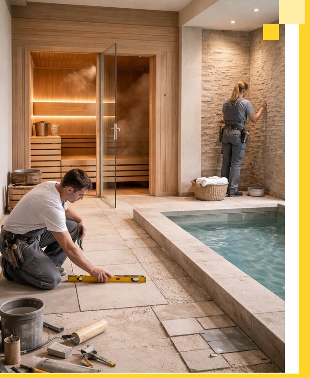 Комплексный дизайн и отделка интерьеров SPA под ключ в Павлове